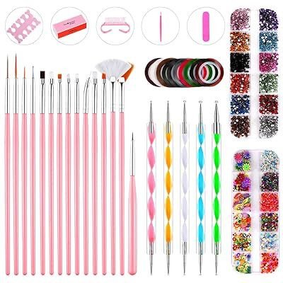 Onglerie Professional Nail Art Kit with Painting Brush.